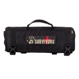 12 Survivors First Aid Rollup Kit Black