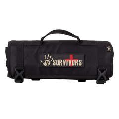 12 Survivors First Aid Rollup Kit Black