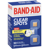 Band-Aid Brand Adhesive Bandages Clear Spots 50 Count