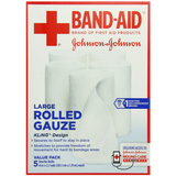 Band-Aid First Aid Covers Kling Large Rolled Gauze 5 Count